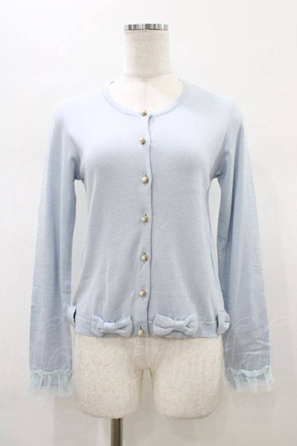 画像1: JESUS DIAMANTE / ロココリボンカーデ Free サックス H-26-01-19-1054-JE-TO-NS-ZH (1)