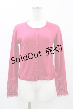 画像: JESUS DIAMANTE / ロココリボンカーデ Free ローズ H-26-01-19-1058-JE-TO-NS-ZH