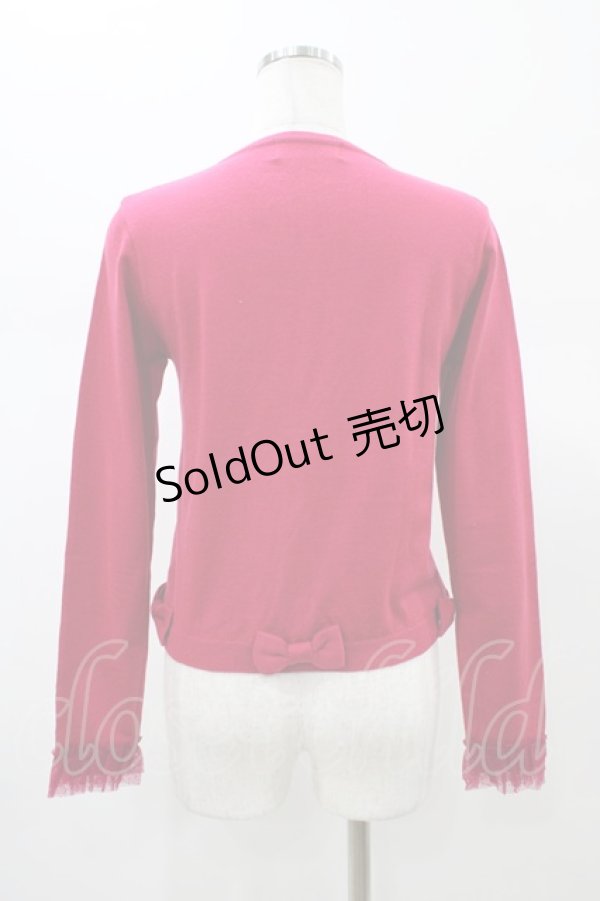 画像2: JESUS DIAMANTE / ロココリボンカーデ Free ローズ H-26-01-19-1058-JE-TO-NS-ZH (2)