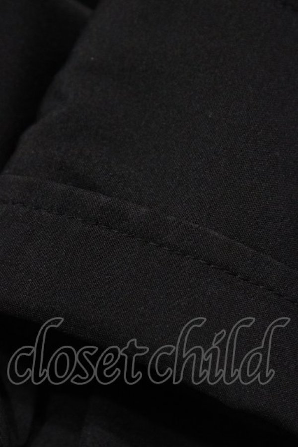 画像3: Kurumi Collaboration / KRデシンジゴスリブラウス SS ブラック H-26-01-19-1059-0-BL-NS-ZH (3)