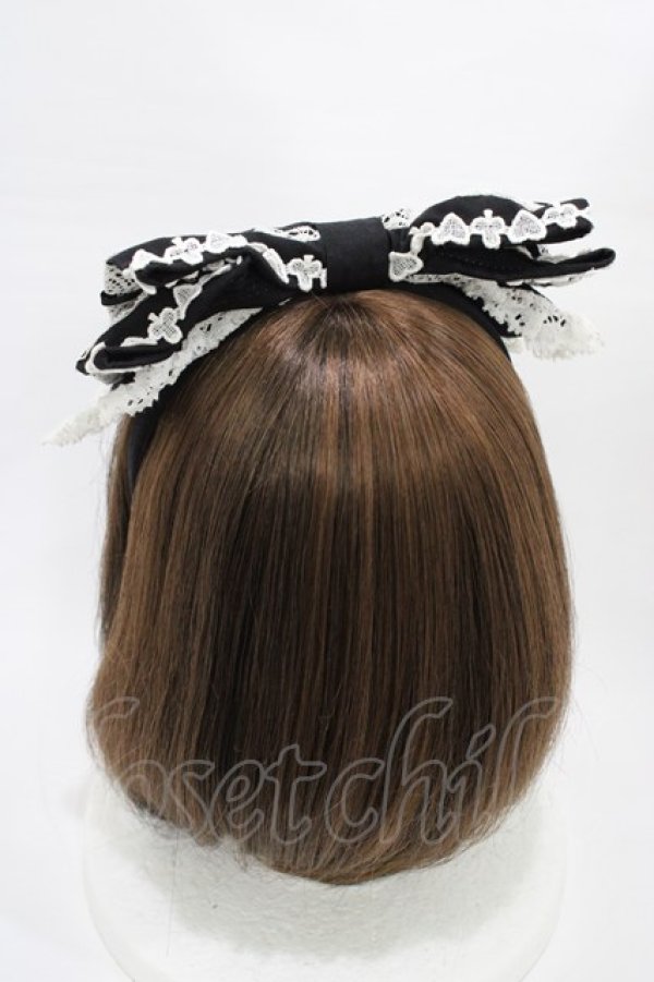 画像2: BABY,THE STARS SHINE BRIGHT / トランプレースカチューシャ  ブラック H-26-01-19-1001-BA-AC-NS-ZH (2)