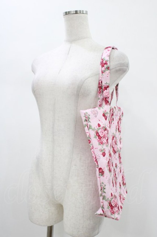 画像2: BABY,THE STARS SHINE BRIGHT / シュガーブーケ〜永遠の乙女の憧れ〜柄トートBag  ピンク H-26-01-19-1009-BA-BG-NS-ZH (2)