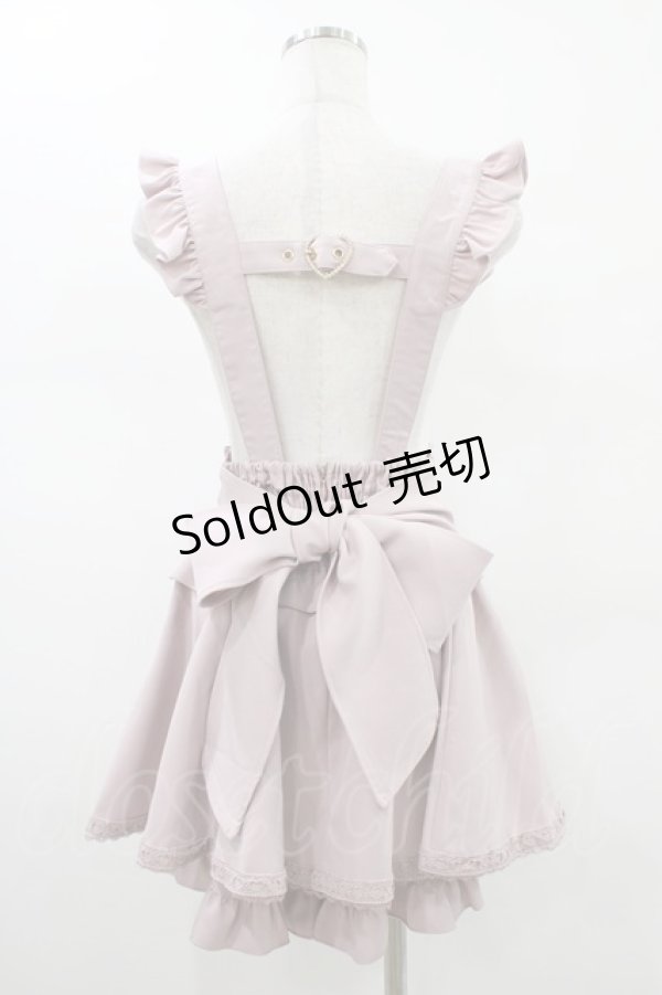 画像2: LIZ LISA / レースアップサスペンダー付スカパン Free ピンク H-26-01-19-1012-LO-PA-NS-ZH (2)