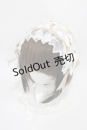 画像: ALICE and the PIRATES / エリザベート〜闇夜に煌く星〜柄ヘッドドレス  オフ H-26-01-19-1002-PA-AC-NS-ZH