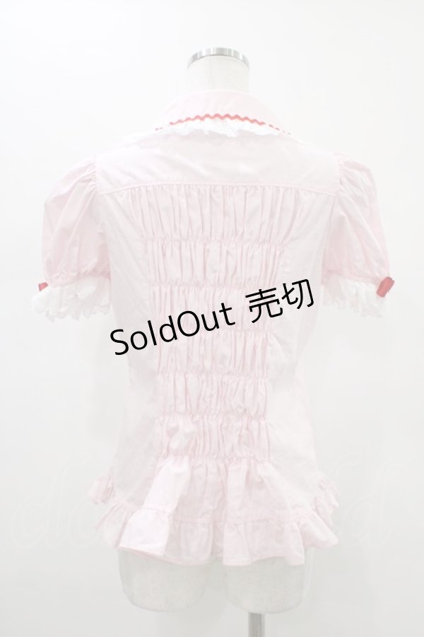画像2: Angelic Pretty / Little Strawberryブラウス Free ピンク H-26-01-19-1016-AP-BL-NS-ZH (2)