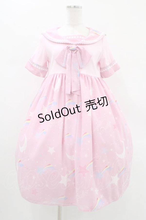 画像1: Angelic Pretty / Dream Skyカットワンピース Free ピンク H-26-01-19-1017-AP-OP-NS-ZH (1)