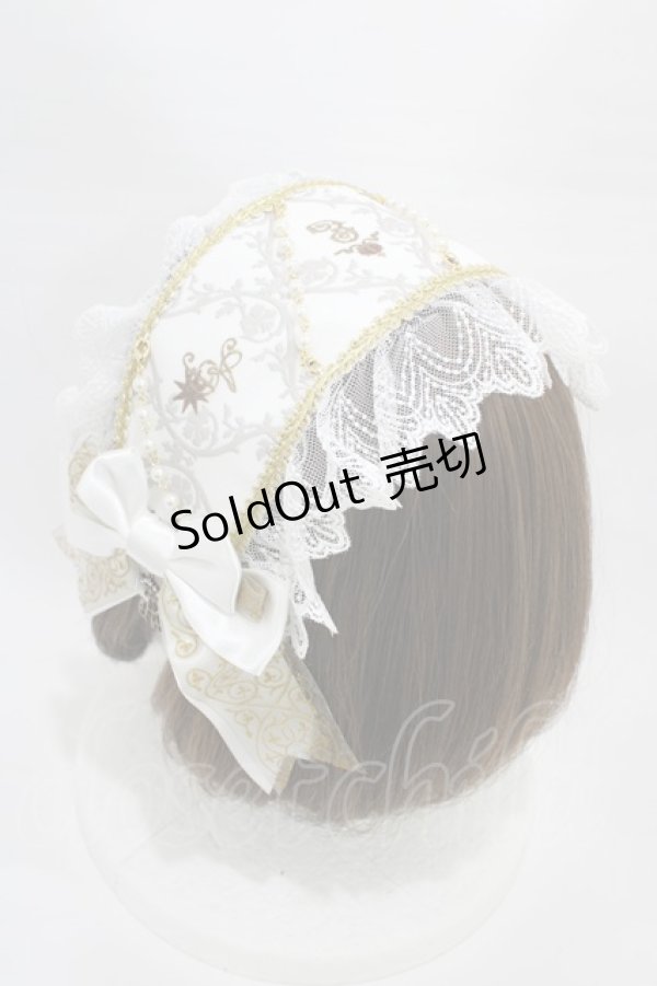 画像2: ALICE and the PIRATES / エリザベート〜闇夜に煌く星〜柄ヘッドドレス  オフ H-26-01-19-1002-PA-AC-NS-ZH (2)