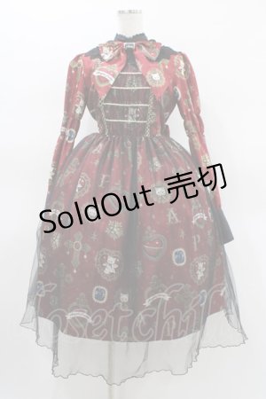 画像: Angelic Pretty / Noble Collectionロングワンピース【渋谷店限定】 Free ボルドー H-26-01-19-1018-AP-OP-NS-ZH