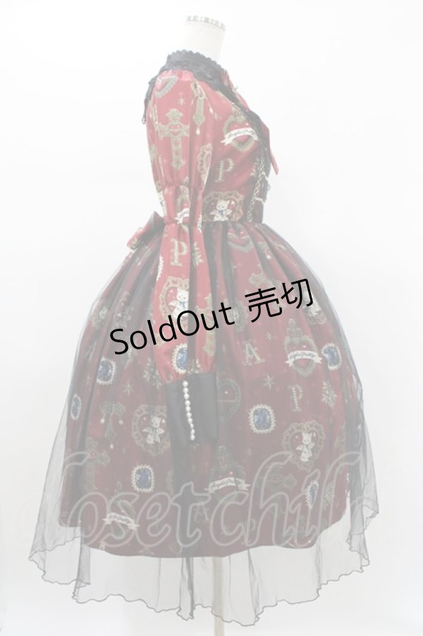 画像3: Angelic Pretty / Noble Collectionロングワンピース【渋谷店限定】 Free ボルドー H-26-01-19-1018-AP-OP-NS-ZH (3)