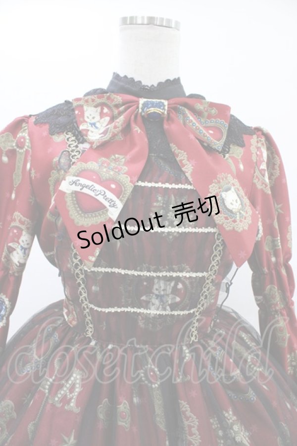 画像4: Angelic Pretty / Noble Collectionロングワンピース【渋谷店限定】 Free ボルドー H-26-01-19-1018-AP-OP-NS-ZH (4)