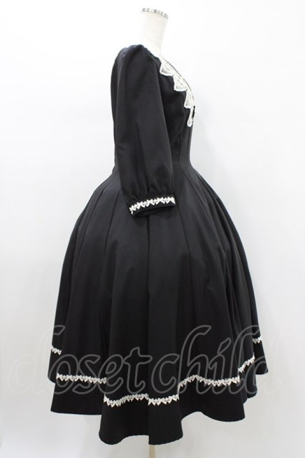 画像3: Innocent World / ロワールワンピース L ブラック H-26-01-19-1019-IW-OP-NS-ZH (3)