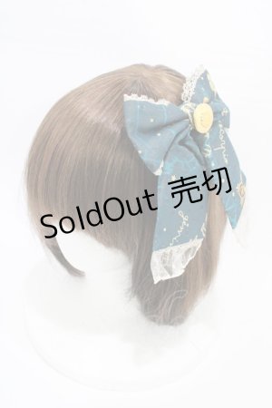 画像: metamorphose / 黒猫と魔法の地図リボンクリップ  グリーン H-26-01-19-1004-ME-AC-NS-ZH