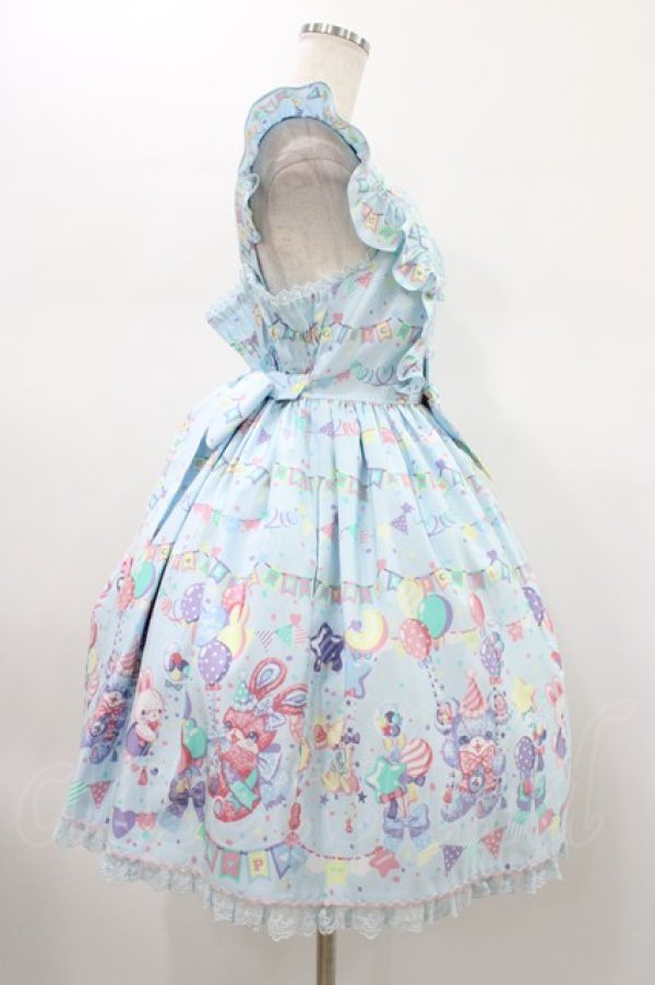 画像3: Angelic Pretty / Happy Garlandジャンパースカート Free サックス H-26-01-19-1024-AP-OP-NS-ZH (3)