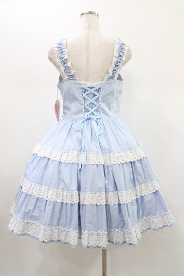 画像2: BABY,THE STARS SHINE BRIGHT / ミルフィーユジャンパースカート Free サックス H-26-01-19-1025-BA-OP-NS-ZH (2)