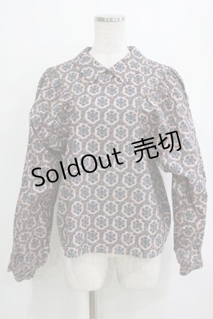 画像: merry jenny / ノスタルジーギャザースリーブブラウス  ピンク H-26-01-19-053-LO-BL-KB-ZH