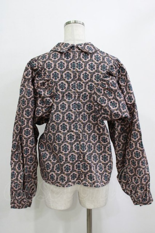 画像3: merry jenny / ノスタルジーギャザースリーブブラウス  ピンク H-26-01-19-053-LO-BL-KB-ZH (3)