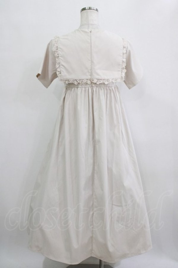 画像3: merry jenny / フリルセーラーミモレワンピース  ベージュ H-26-01-19-006-LO-OP-KB-ZH (3)