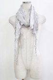 画像1: axes femme / プリントレースストール  グレー H-26-01-19-065-AX-ZA-KB-ZH (1)