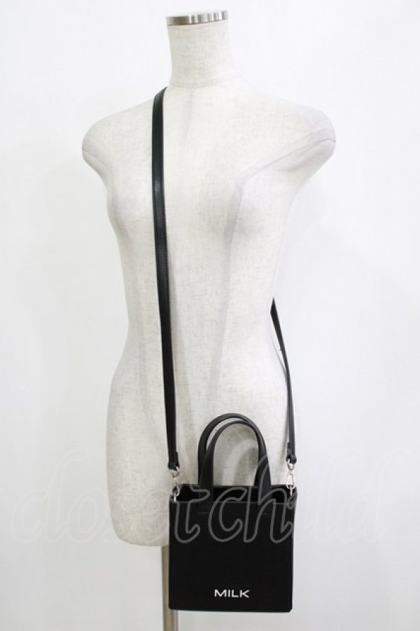 画像1: MILK / MILK MINI BAG  ブラック H-26-01-19-066-ML-BG-KB-ZH (1)