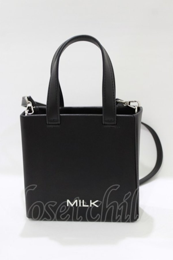 画像2: MILK / MILK MINI BAG  ブラック H-26-01-19-066-ML-BG-KB-ZH (2)