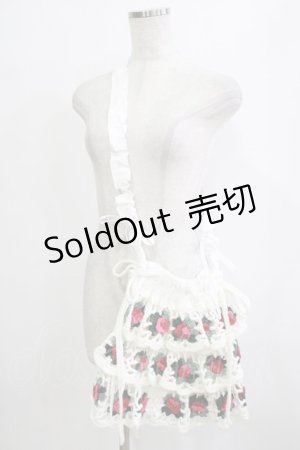 画像: merry jenny / クロシェティアードポシェット  オフホワイト H-26-01-19-067-LO-BG-KB-ZH