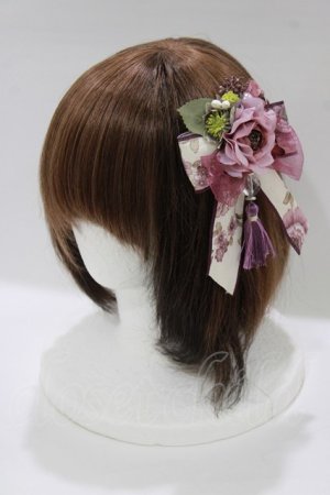 画像: Anges et Demons / タッセルコサージュクリップ  パープル H-26-01-19-074-GO-AC-KB-ZH