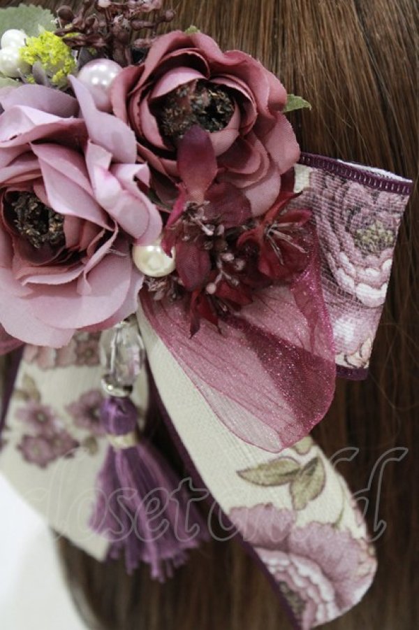 画像3: Anges et Demons / タッセルコサージュクリップ  パープル H-26-01-19-074-GO-AC-KB-ZH (3)