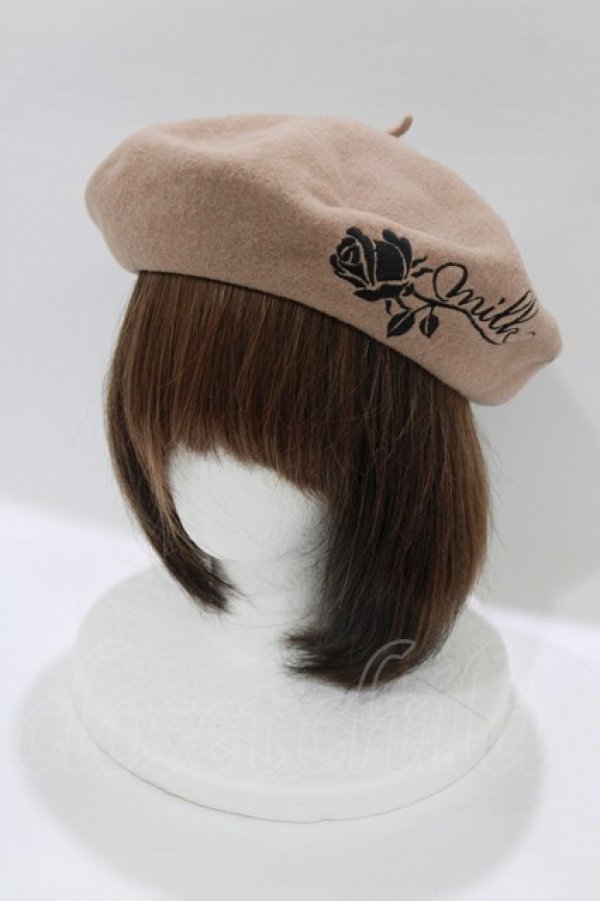 画像1: MILK / ROSYベレー  ベージュ H-26-01-19-078-ML-AC-KB-ZH (1)