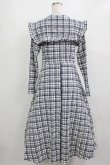 画像3: merry jenny / ぽこぽこチェックセーラーワンピース S ネイビー H-26-01-19-008-LO-OP-KB-ZH (3)