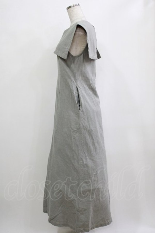 画像2: merry jenny / 配色ステッチセーラーワンピース  グリーン H-26-01-19-009-LO-OP-KB-ZH (2)