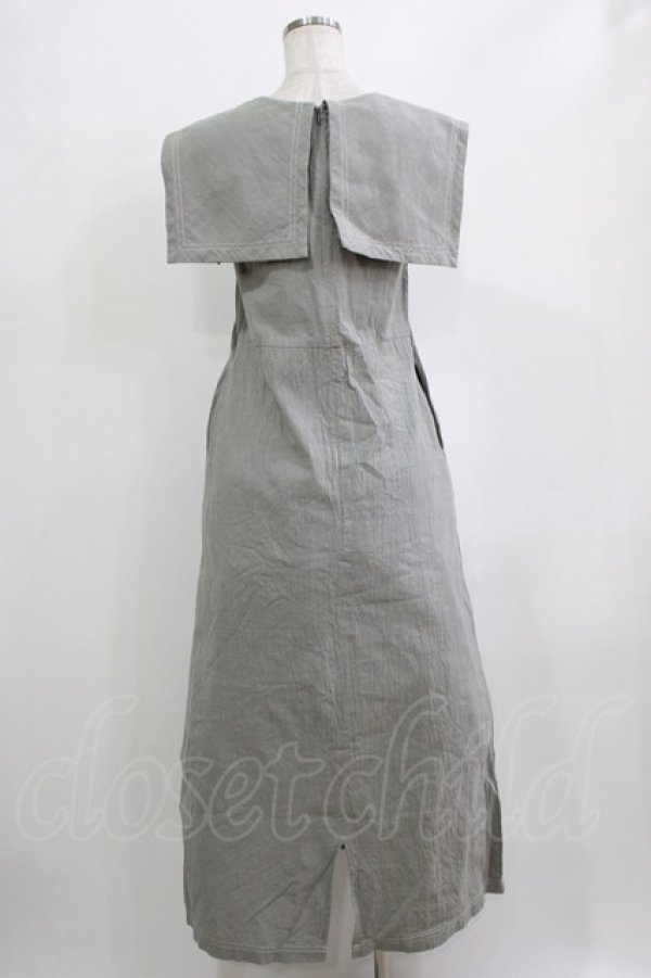 画像3: merry jenny / 配色ステッチセーラーワンピース  グリーン H-26-01-19-009-LO-OP-KB-ZH (3)