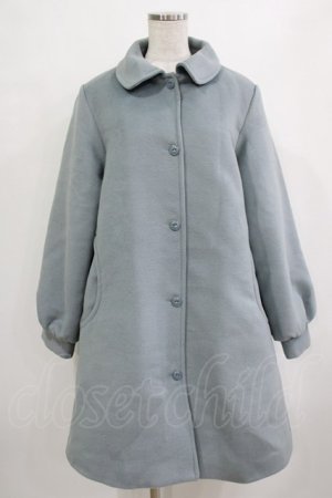 画像: merry jenny / ステンカラーAラインコート  ブルー H-26-01-19-015-LO-CO-KB-ZH