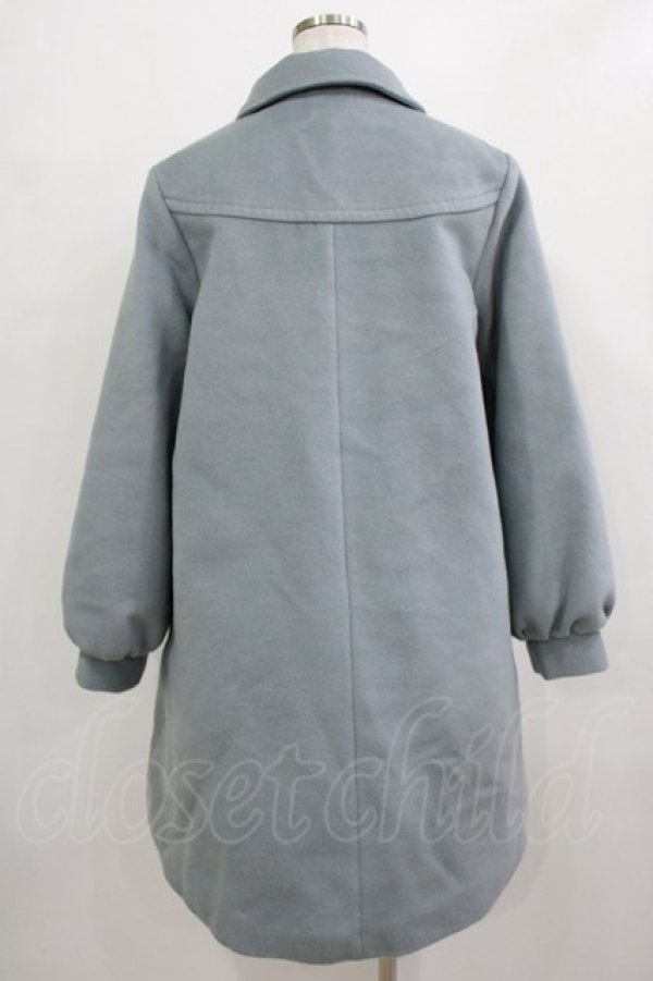 画像3: merry jenny / ステンカラーAラインコート  ブルー H-26-01-19-015-LO-CO-KB-ZH (3)