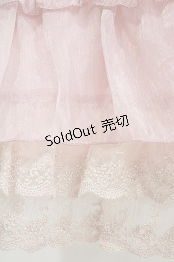 画像4: axes femme / レースフリルスカート  ピンク H-26-01-19-022-AX-SK-KB-ZH (4)