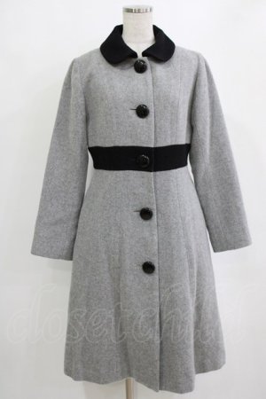 画像: MILK / B.Bコート  グレー×ブラック H-26-01-19-024-ML-CO-KB-ZH