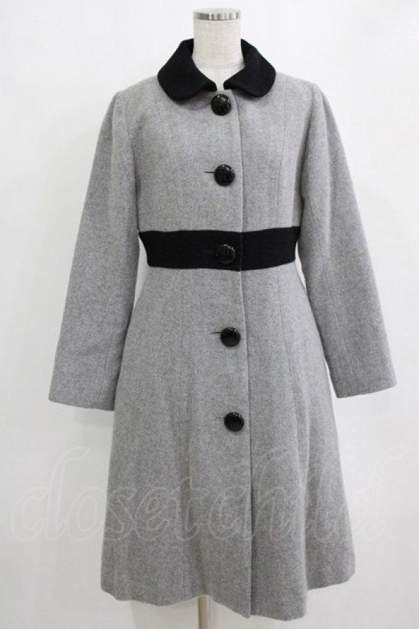 画像1: MILK / B.Bコート  グレー×ブラック H-26-01-19-024-ML-CO-KB-ZH (1)