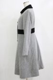画像2: MILK / B.Bコート  グレー×ブラック H-26-01-19-024-ML-CO-KB-ZH (2)