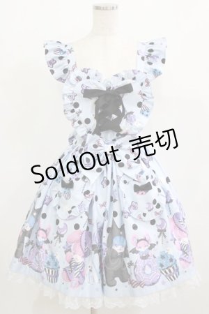 画像: Angelic Pretty / Happy Treat Party Cafeスカート Free サックス H-26-01-20-001-AP-SK-NS-ZH