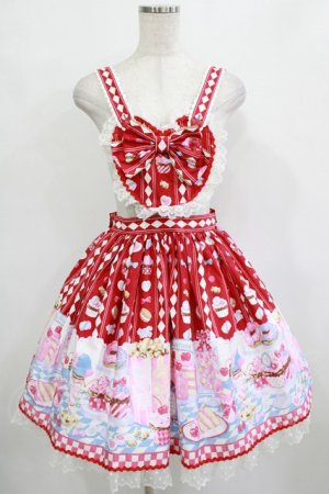 画像: Angelic Pretty / Diner Dollスカート Free レッド H-26-01-20-003-AP-SK-NS-ZH