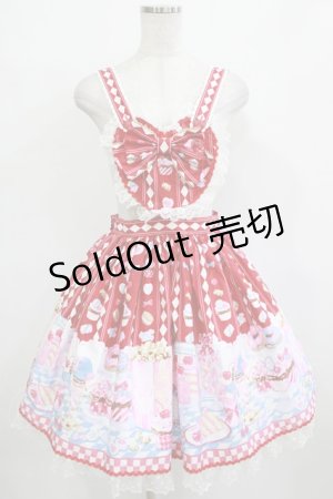 画像: Angelic Pretty / Diner Dollスカート Free レッド H-26-01-20-003-AP-SK-NS-ZH