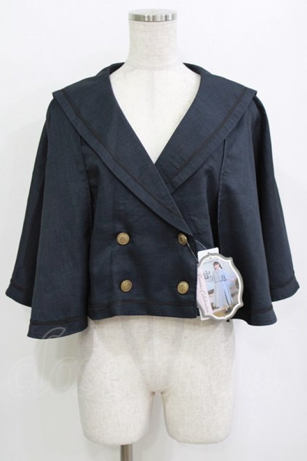 画像1: Kurumi Collaboration / マリンアカデミアケープ L ネイビー H-26-01-20-034-GO-JA-NS-ZH (1)