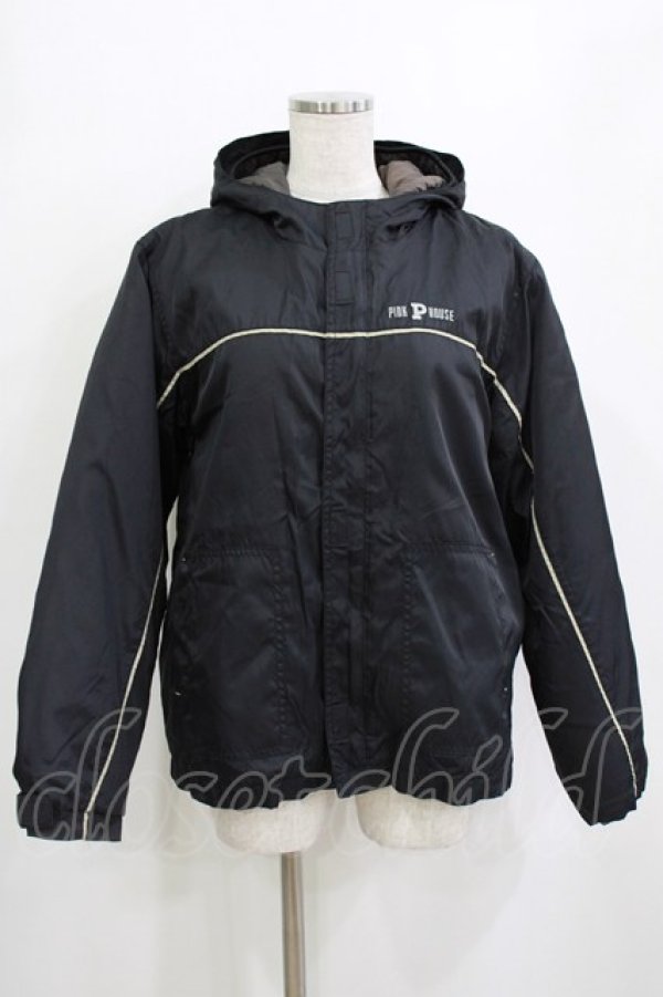 画像1: PINK HOUSE / ナイロンブルゾン Free ブラック H-26-01-20-035-LO-JA-NS-ZH (1)