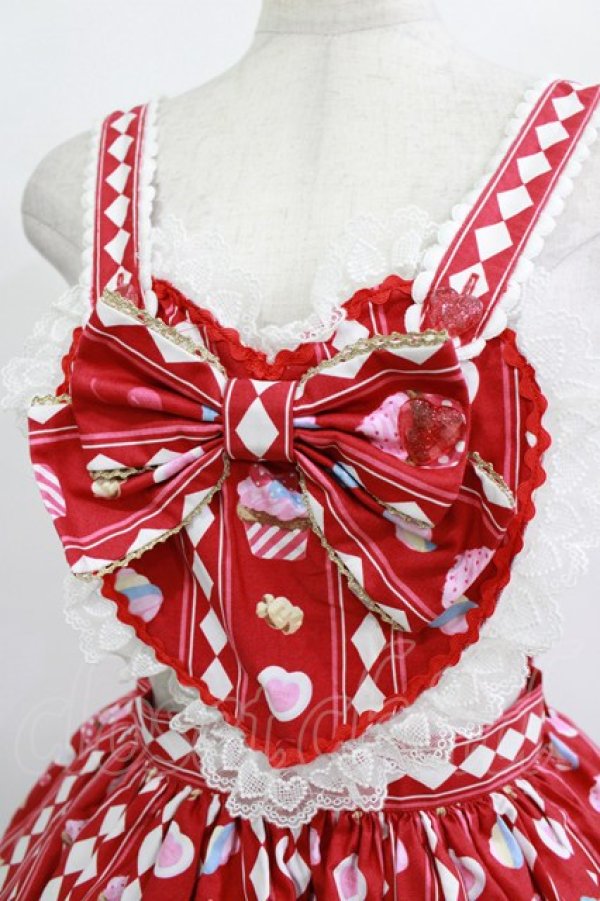 画像5: Angelic Pretty / Diner Dollスカート Free レッド H-26-01-20-003-AP-SK-NS-ZH (5)