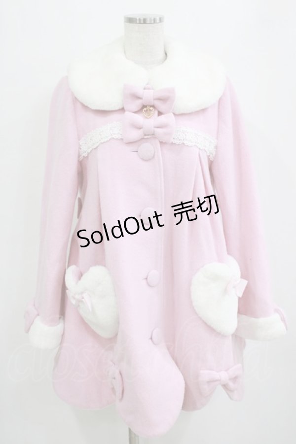 画像1: BABY,THE STARS SHINE BRIGHT / Hearty Sugarコート Free ピンク H-26-01-20-039-BA-CO-NS-ZH (1)