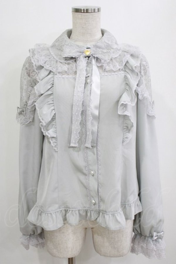 画像1: Angelic Pretty / Sweet Actressブラウス Free グレー H-26-01-20-044-AP-BL-NS-ZH (1)
