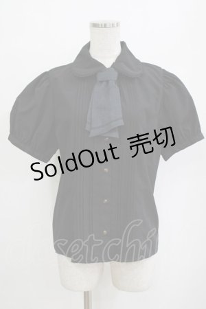 画像: Kurumi Collaboration / マリンアカデミアブラウス L ブラック H-26-01-20-047-GO-BL-NS-ZH