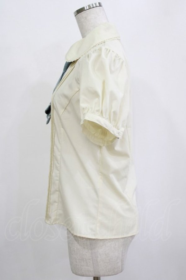 画像2: Kurumi Collaboration / マリンアカデミアブラウス L 生成り H-26-01-20-049-GO-BL-NS-ZH (2)