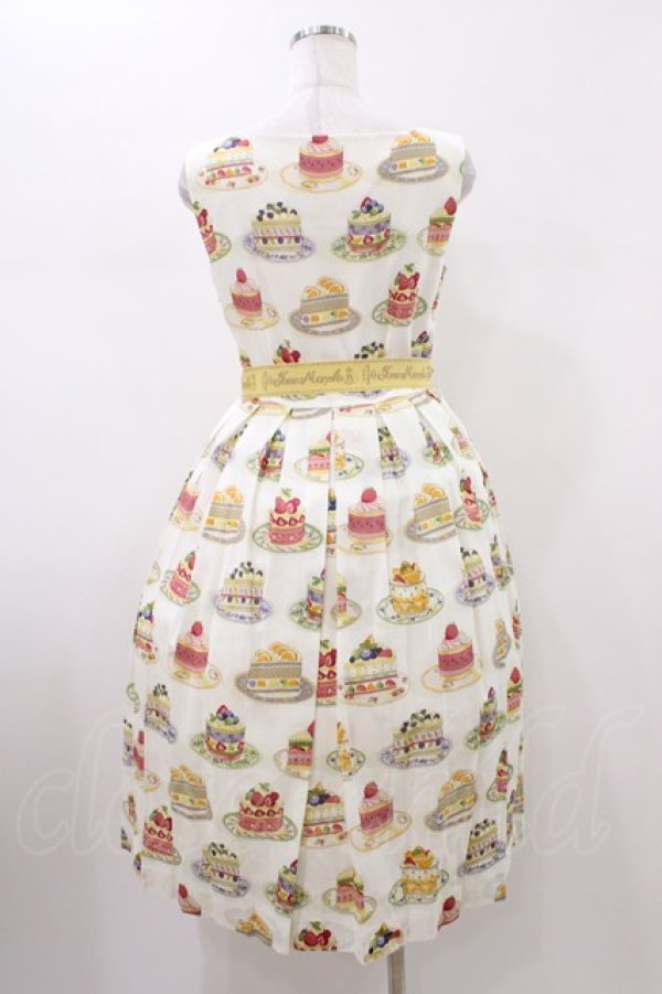 画像2: Jane Marple / Anniversary cakesスクエアドレス  アイボリー H-26-01-20-1041-JM-OP-KB-ZH (2)