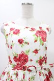 画像4: Jane Marple / English Roseガーデンドレス  オフ×ローズ H-26-01-20-1042-JM-OP-KB-ZH (4)