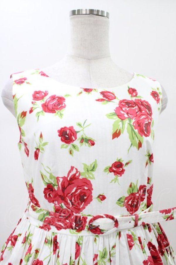 画像4: Jane Marple / English Roseガーデンドレス  オフ×ローズ H-26-01-20-1042-JM-OP-KB-ZH (4)